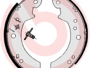 Set saboti frana BREMBO S 24 512 – FORD | AutoRival
