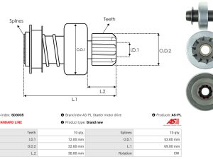 Electromotor AS-PL S0527(SEG) – FORD | AutoRival