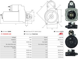 Electromotor AS-PL S0771(SEG) – FORD | AutoRival