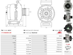 Electromotor AS-PL S0987(SEG) – FORD | AutoRival