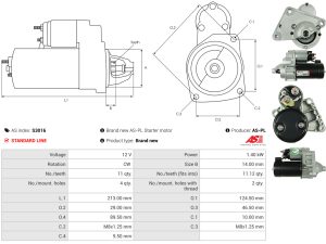 Electromotor AS-PL S2005SR – FORD | AutoRival