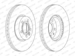 Disc frana FERODO DDF1160C – FORD | AutoRival