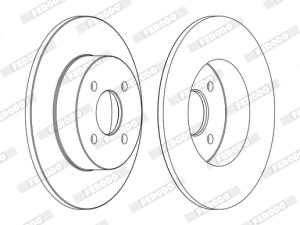 Disc frana FERODO DDF1367C – FORD | AutoRival