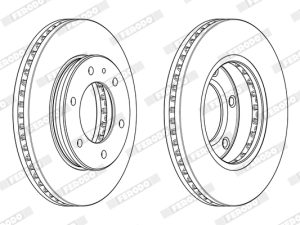 Disc frana FERODO DDF2462C-1 – FORD | AutoRival