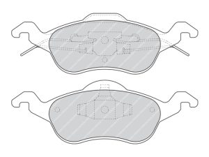 Set placute frana FERODO FDB1318B – FORD | AutoRival