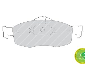 Set placute frana FERODO FDB884 – FORD | AutoRival