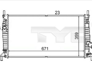Radiator racire motor TYC 710-0056-R – FORD | AutoRival