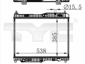 Radiator racire motor TYC 710-0059 – FORD | AutoRival