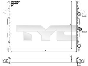 Radiator racire motor TYC 737-0005 – FORD | AutoRival