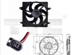 Ventilator radiator TYC 810-0014 – FORD | AutoRival