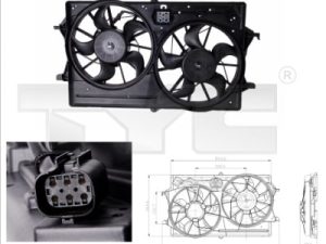 Ventilator radiator TYC 810-0016 – FORD | AutoRival
