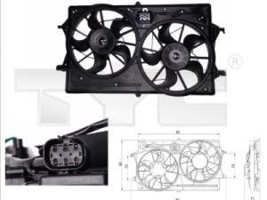 Ventilator radiator TYC 810-0019 – FORD | AutoRival