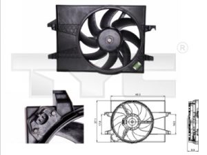Ventilator radiator TYC 810-0025 – FORD | AutoRival