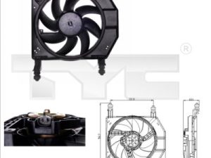 Ventilator radiator TYC 810-0029 – FORD | AutoRival