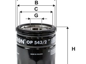 Filtru ulei FILTRON OP 543/2 – FORD | AutoRival