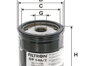 Filtru ulei FILTRON OP 546/2 – FORD | AutoRival