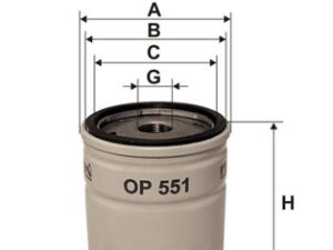 Filtru ulei FILTRON OP 551 – FORD | AutoRival