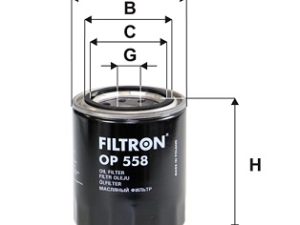 Filtru ulei FILTRON OP 558 – FORD | AutoRival