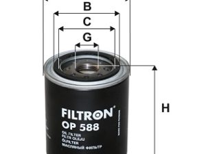 Filtru ulei FILTRON OP 588 – FORD | AutoRival