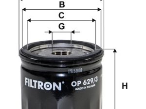 Filtru ulei FILTRON OP 629/3 – FORD | AutoRival