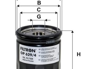 Filtru ulei FILTRON OP 629/4 – FORD | AutoRival