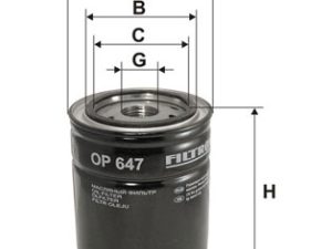 Filtru ulei FILTRON OP 647 – FORD | AutoRival