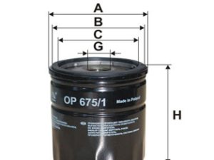 Filtru ulei FILTRON OP 675/1 – FORD | AutoRival