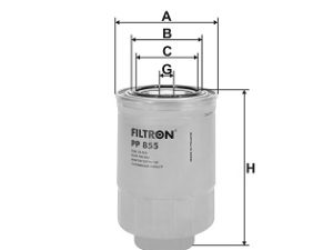 Filtru combustibil FILTRON PP 855 – FORD | AutoRival
