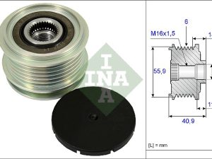 Fulie alternator INA 535 0012 10 – FORD | AutoRival