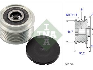 Fulie alternator INA 535 0098 10 – FORD | AutoRival