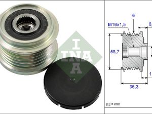 Fulie alternator INA 535 0160 10 – FORD | AutoRival