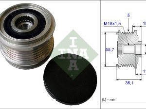 Fulie alternator INA 535 0161 10 – FORD | AutoRival