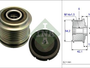 Fulie alternator INA 535 0181 10 – FORD | AutoRival