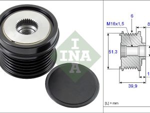 Fulie alternator INA 535 0252 10 – FORD | AutoRival
