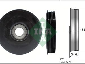 Fulie curea arbore cotit INA 544 0079 10 – FORD | AutoRival
