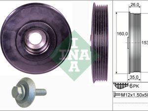 Set fulie arbore cotit INA 544 0079 20 – FORD | AutoRival