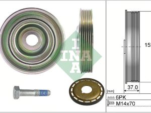 Set fulie arbore cotit INA 544 0097 21 – FORD | AutoRival
