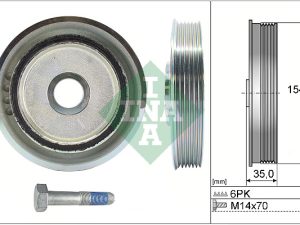 Set fulie arbore cotit INA 544 0112 20 – FORD | AutoRival