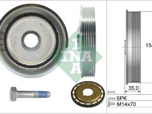 Set fulie arbore cotit INA 544 0112 21 – FORD | AutoRival