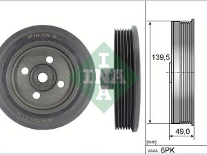 Fulie curea arbore cotit INA 544 0139 10 – FORD | AutoRival