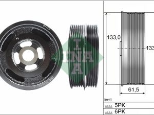 Fulie curea arbore cotit INA 544 0167 10 – FORD | AutoRival