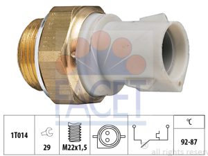 Comutator temperatura ventilator radiator FACET 7.5129 – FORD | AutoRival