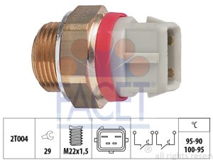 Comutator temperatura ventilator radiator FACET 7.5682 – FORD | AutoRival