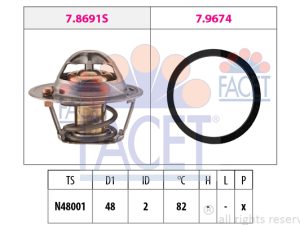 Termostat lichid racire FACET 7.7999 – FORD | AutoRival