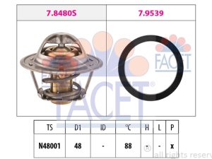 Termostat lichid racire FACET 7.8480 – FORD | AutoRival