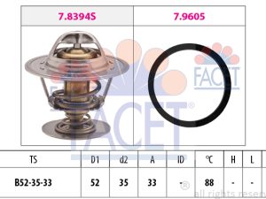Termostat lichid racire FACET 7.8483 – FORD | AutoRival