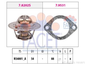 Termostat lichid racire FACET 7.8600 – FORD | AutoRival