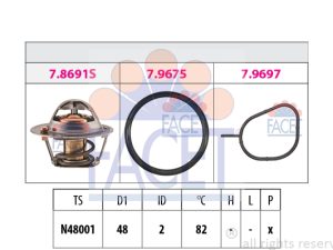 Termostat lichid racire FACET 7.8692 – FORD | AutoRival