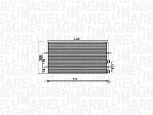 Condensator climatizare MAGNETI MARELLI 350203740000 – FORD | AutoRival
