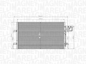 Condensator climatizare MAGNETI MARELLI 350203915000 – FORD | AutoRival